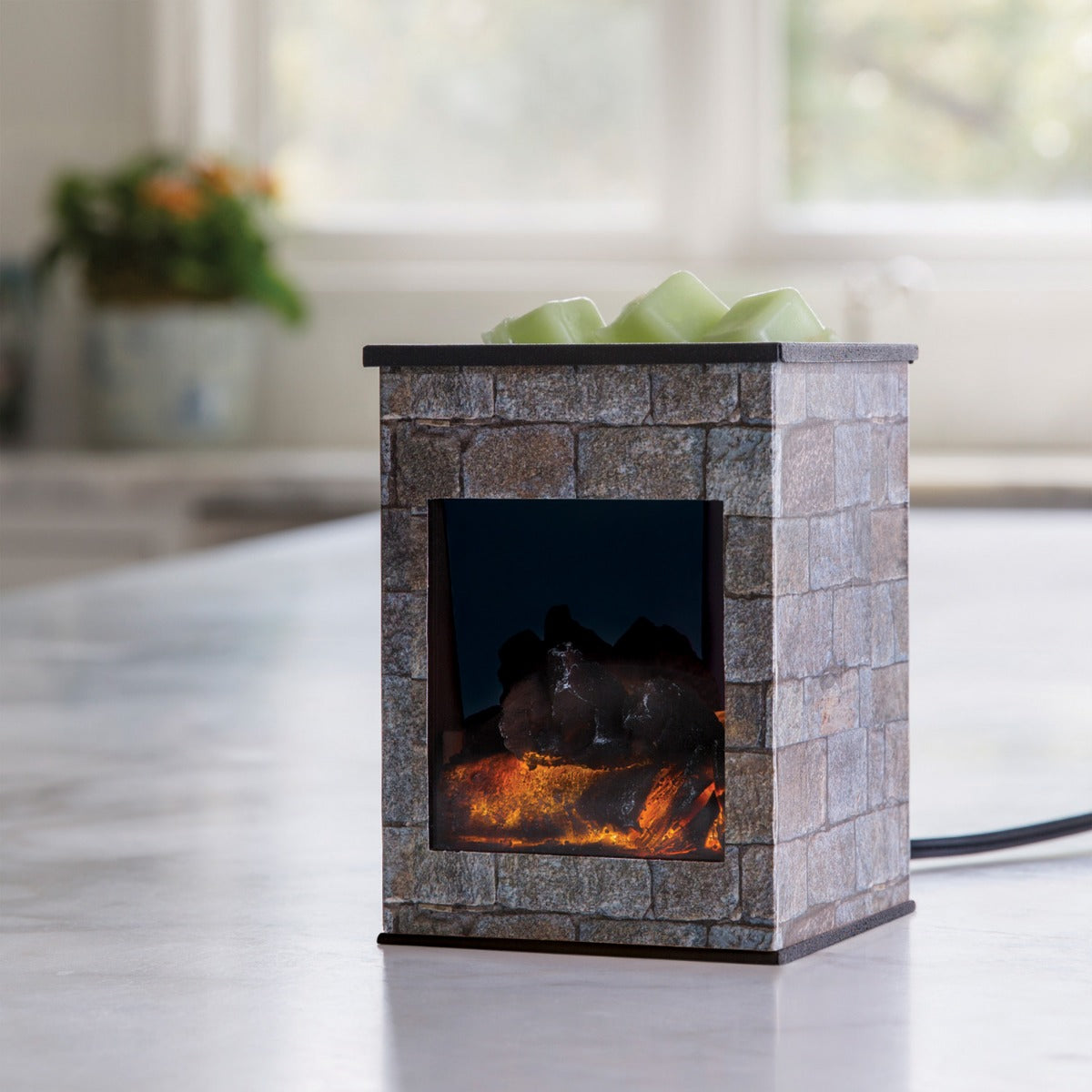 Fireplace Wax Warmer | Cozy, Winter-Inspired Scented Warmer