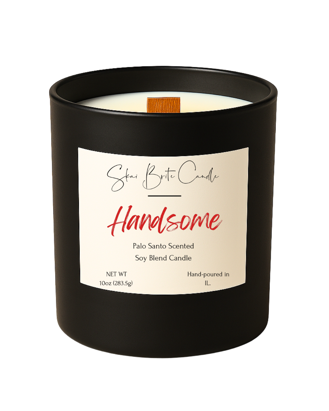 Handsome – Palo Santo 10oz Candle | Grounding & Earthy