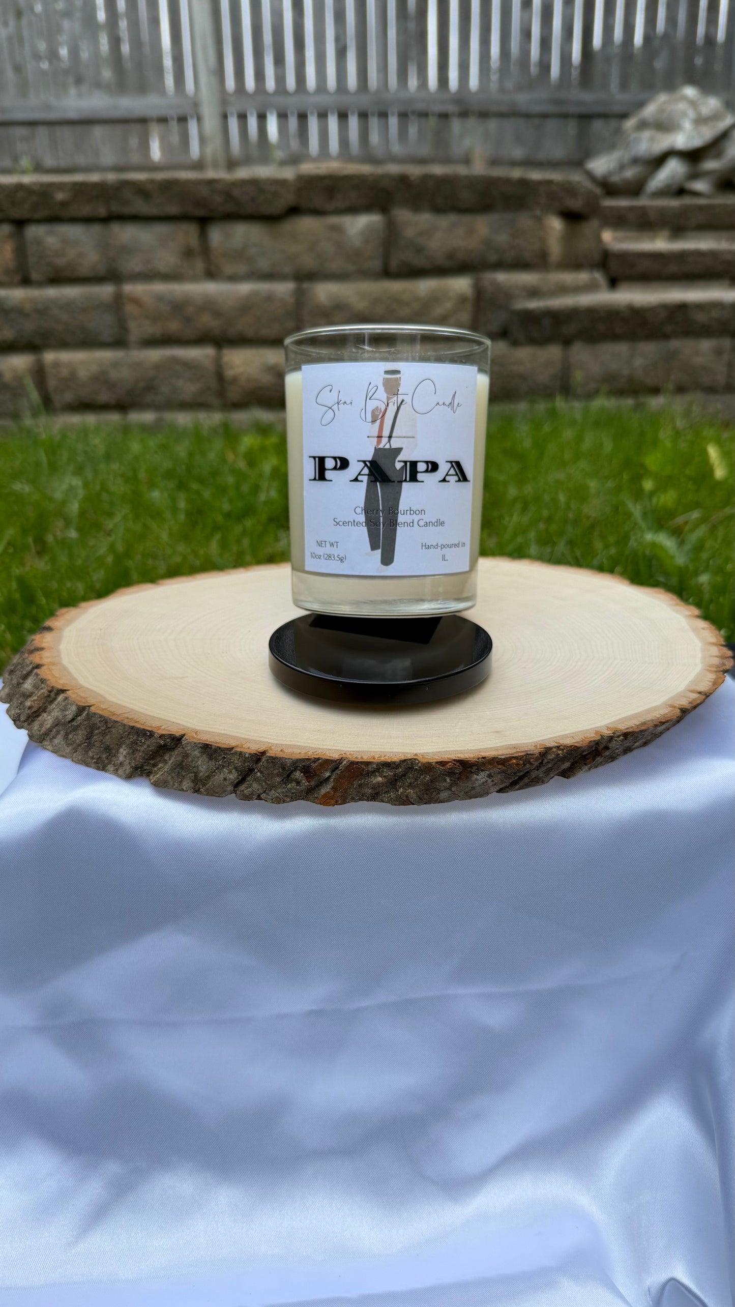 Father’s Day Gift Set – Cherry Bourbon Candle & Wax Melts | Bold & Masculine